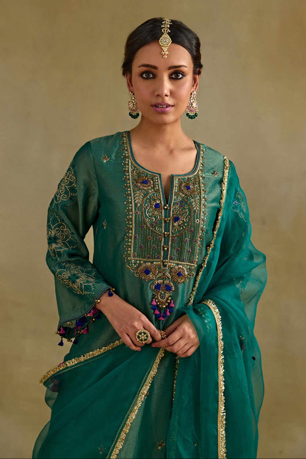 Anam Green Kurta Set