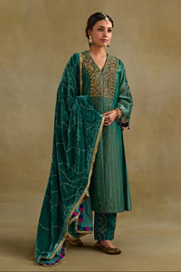 Hasrat Green Kalidar Suit Set