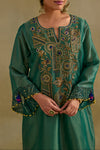 Amber Green Phiran Style Kurta Set