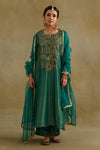 Amber Green Phiran Style Kurta Set