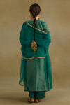 Amber Green Phiran Style Kurta Set