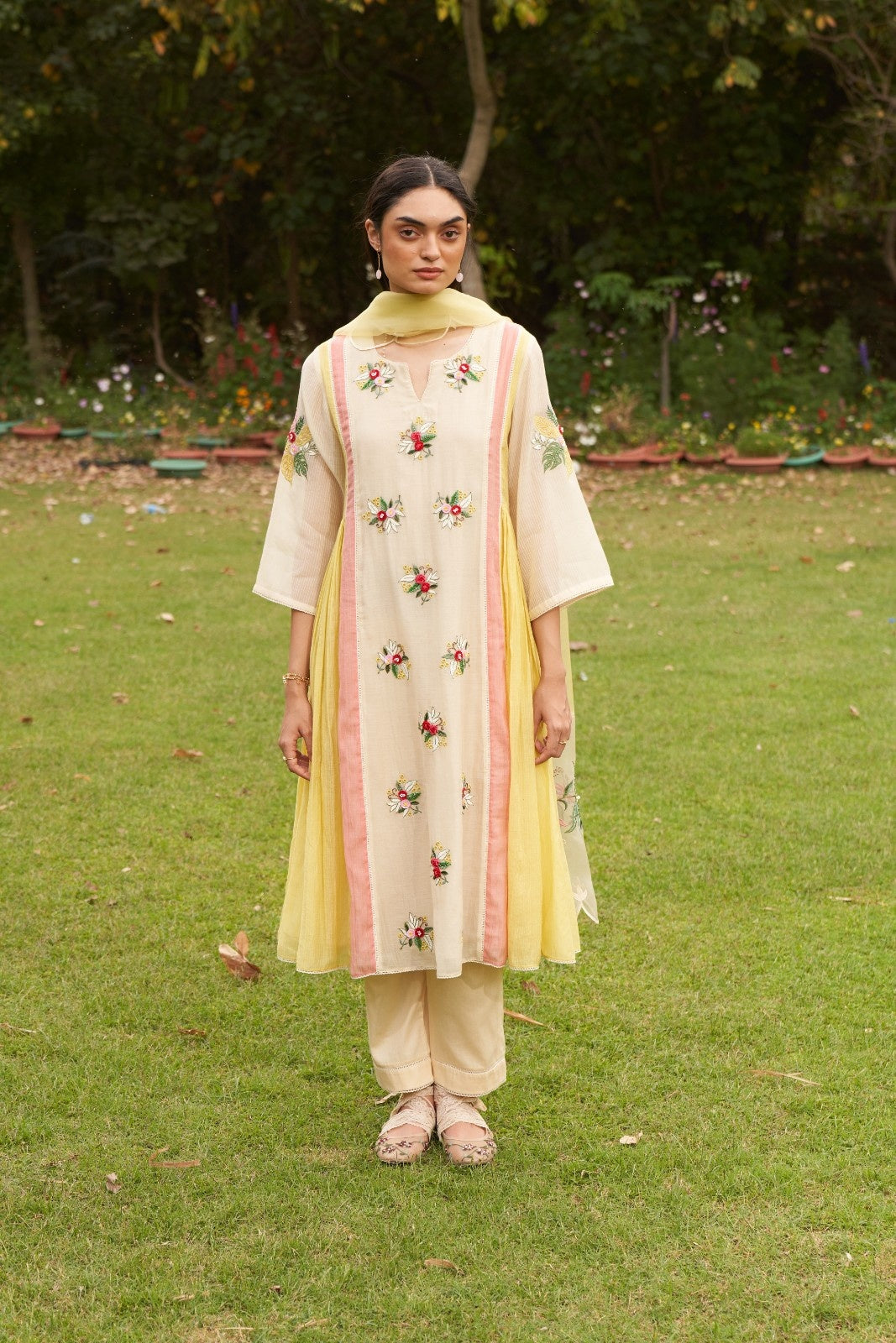 Forget-me-not kurta set