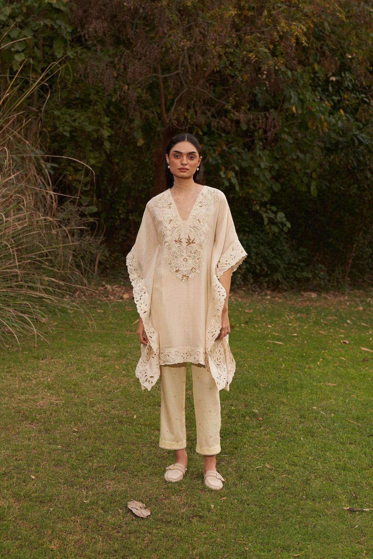 Peony Kaftan set