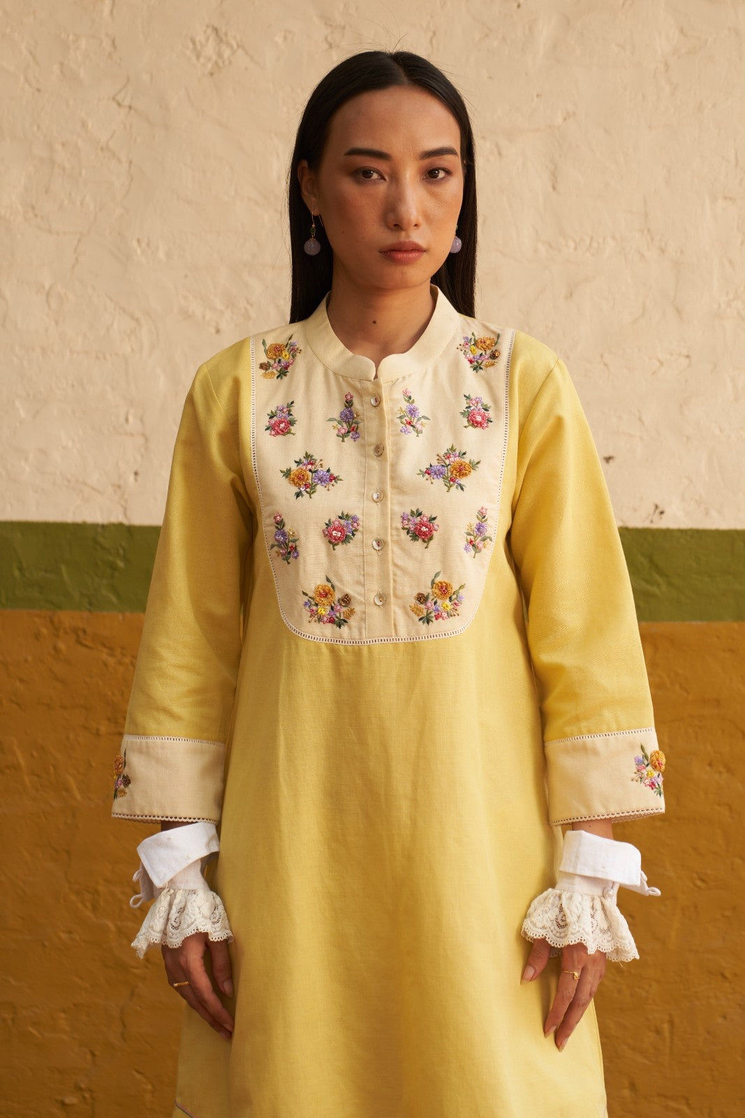 Marigold kurta set