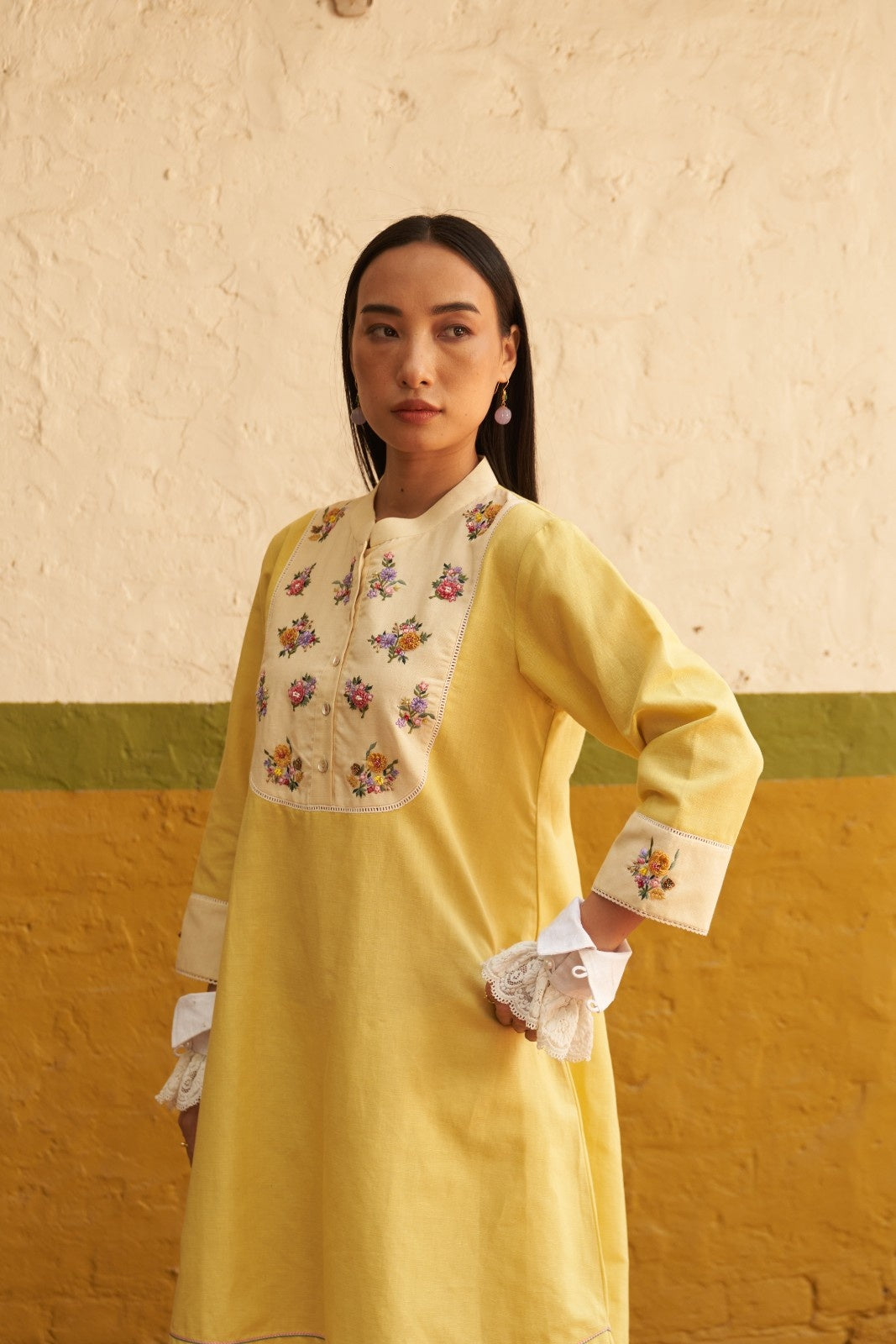 Marigold kurta set