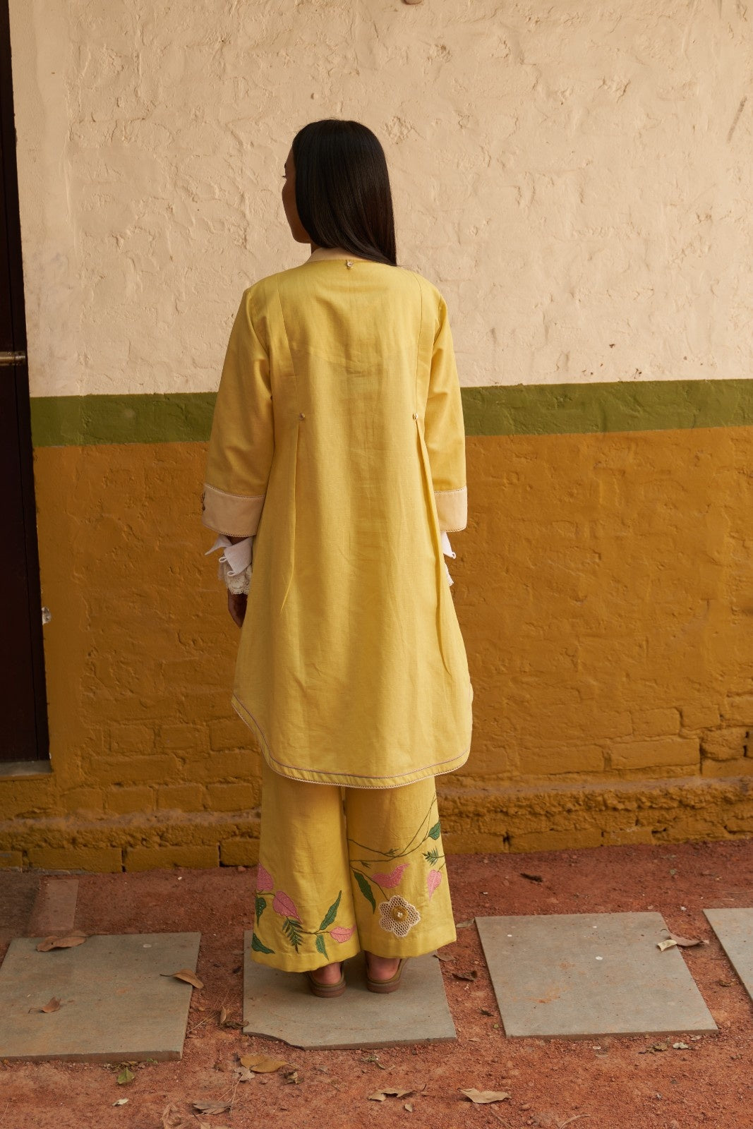 Marigold kurta set