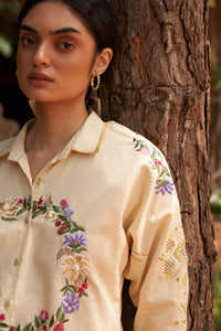 Lily Cream Lime Co-ord Set