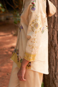Lily Cream Lime Co-ord Set