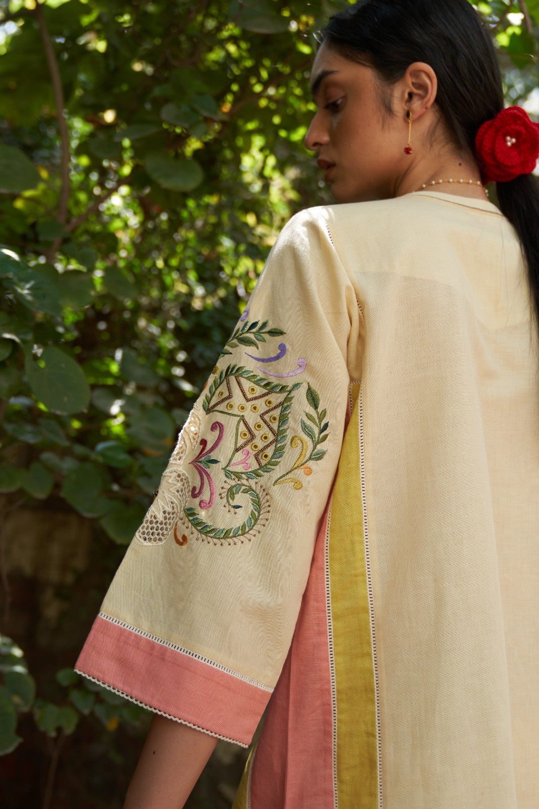 Zinnia kurta with salwar set