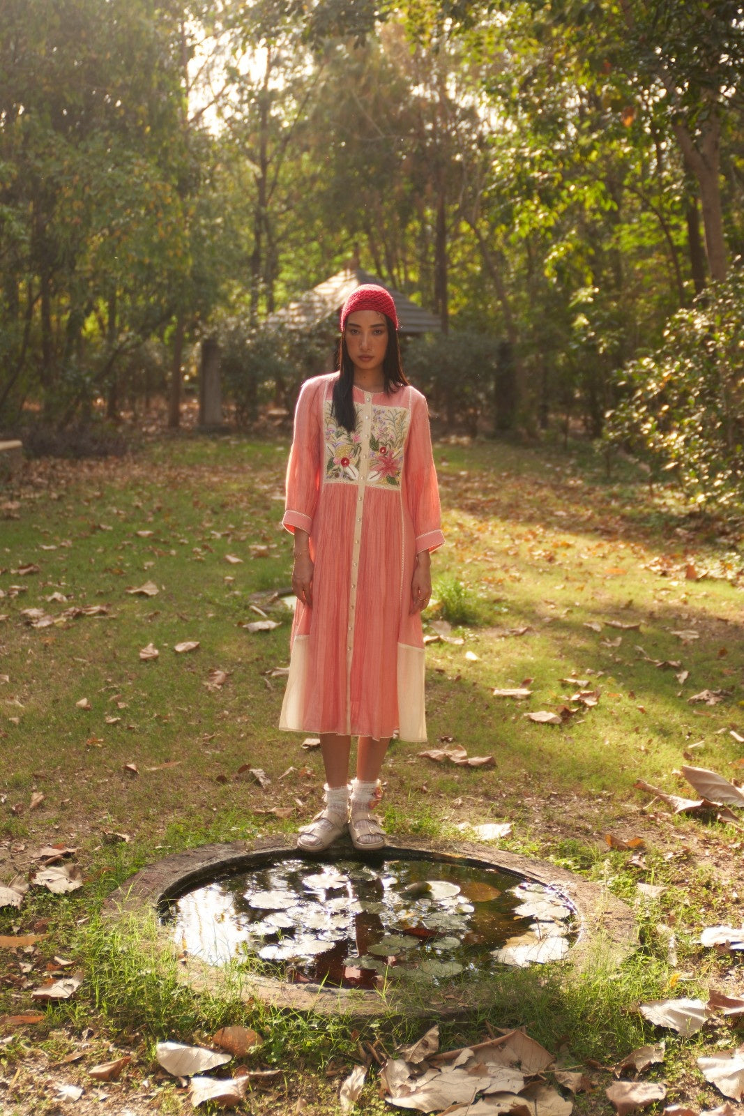 Jasmine embroidered dress