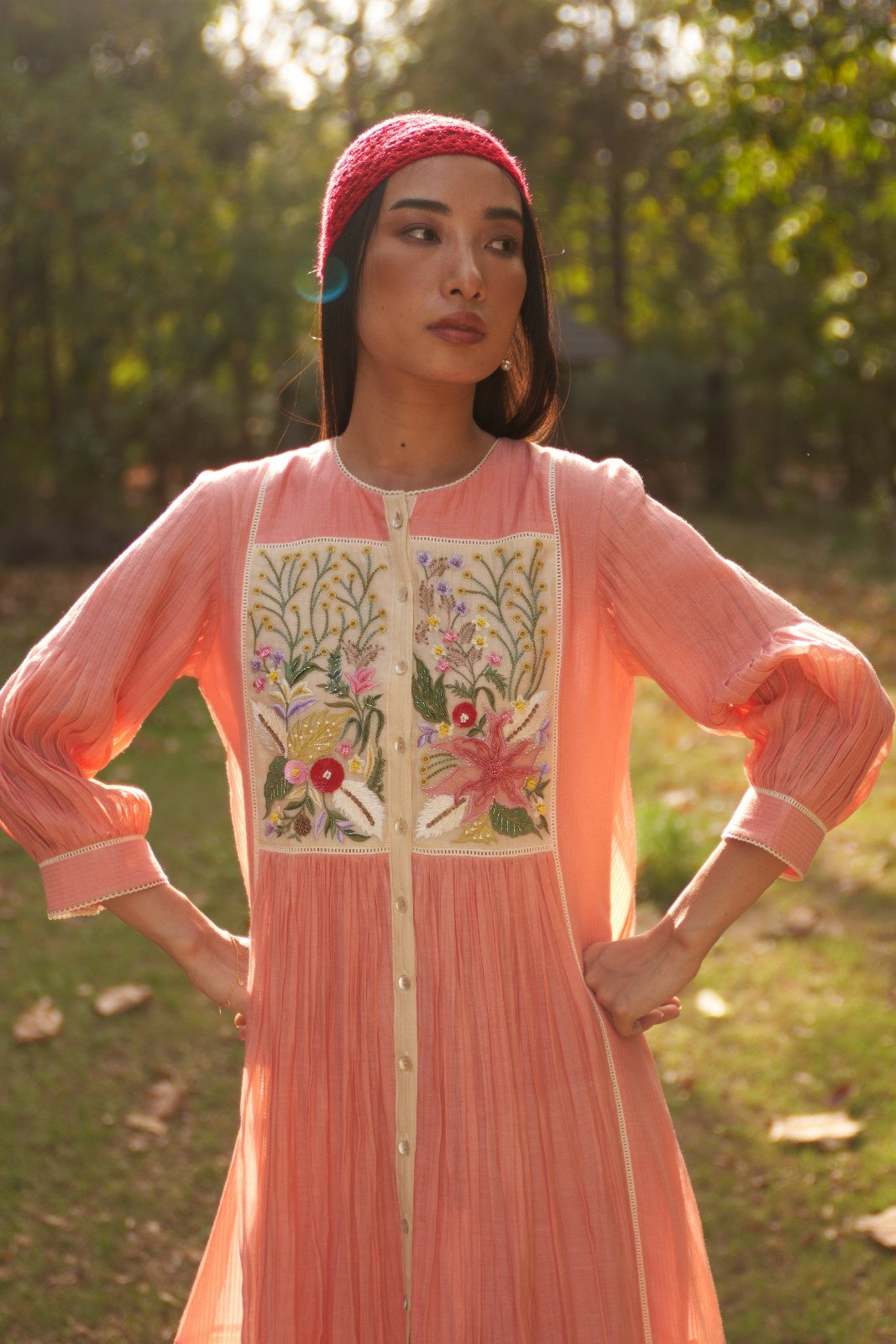 Jasmine embroidered dress