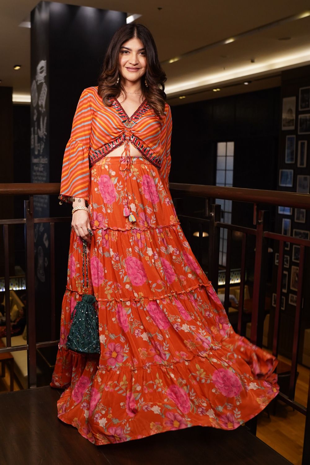 Khushnaz In Our Gulaab Skirt Set